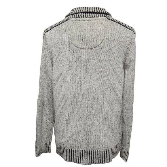 Fried denim NYC ribbed knit full zip sweater men's medium - Picture 5 of 9